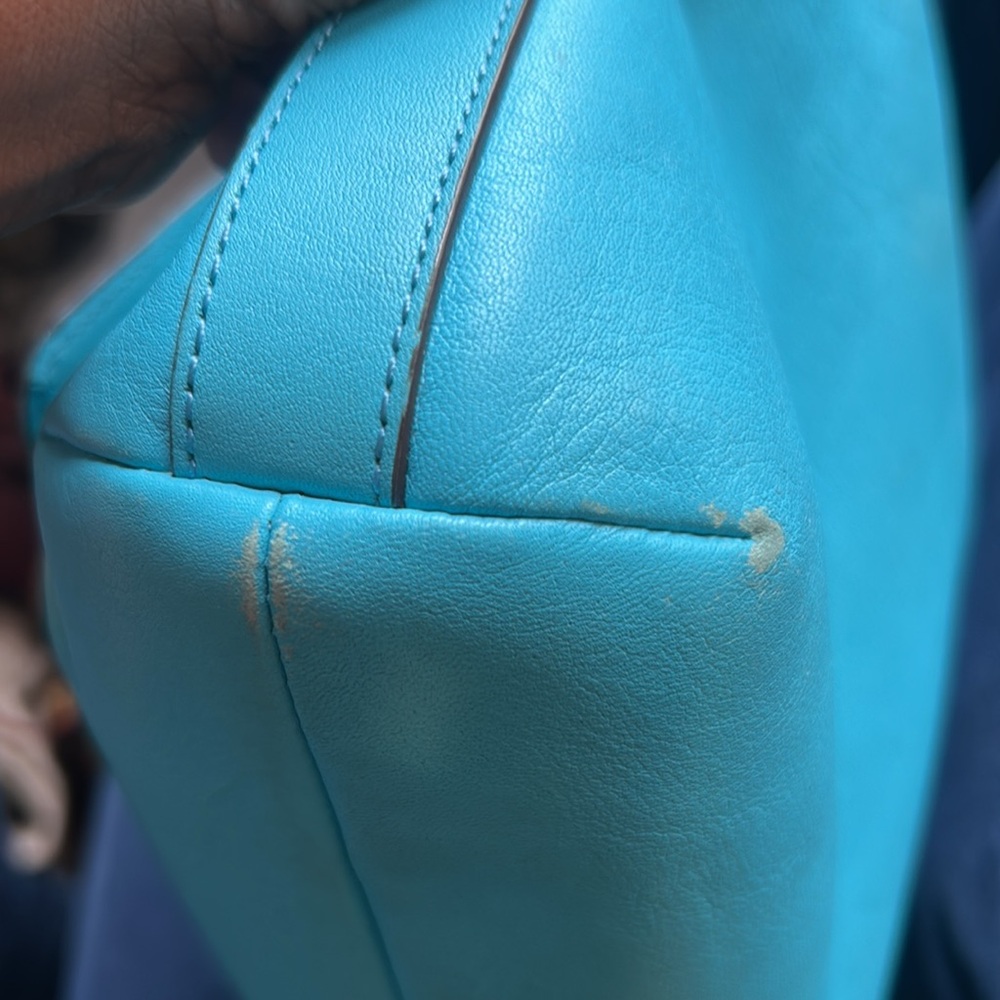 Coach Turquoise Shoulder Bag - Picture 8 of 9